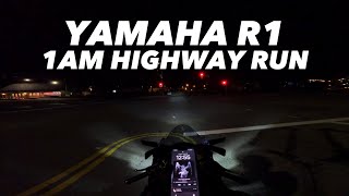 Solo highway run on the R1 | testing the limits (pure sound)