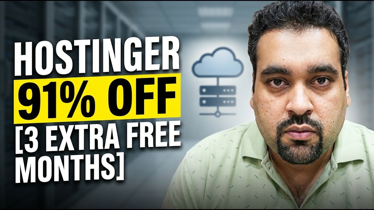 Hostinger Hosting 2026 with 91% Discount Coupon Code — Transcript