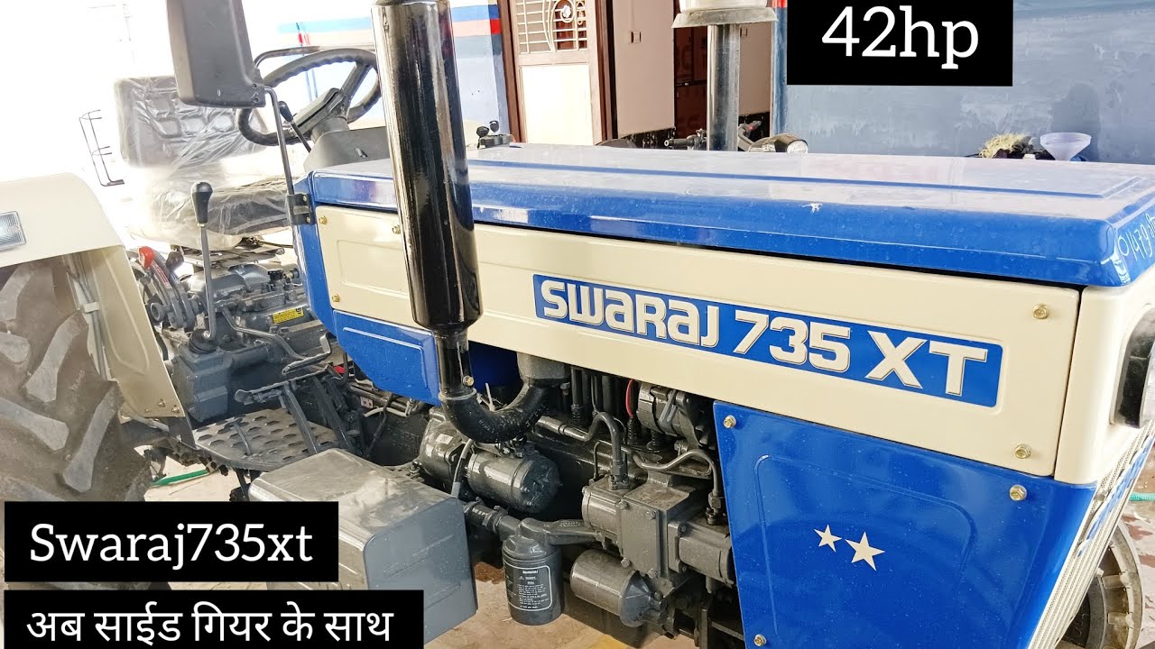 swaraj 735 XT side gear onroad price rewew specifications YouTube