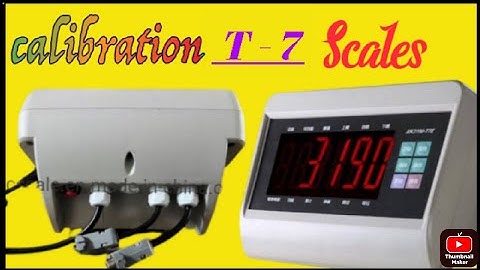 Calibration T 7 Weght machine Muniter |  How to calibrat YH-T7 indicater | 10gm to 90kg weight Scale