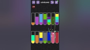 water_level_642 #watersortpuzzle #puzzle #game #sortpuzzle #color