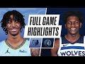 GRIZZLIES At TIMBERWOLVES FULL GAME HIGHLIGHTS May 5 2021