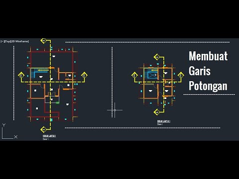 Autocad Tutorial Part 24 Membuat Garis Garis Potongan