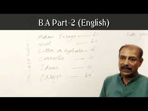 B.A English -