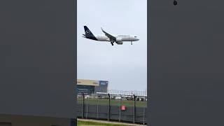 Lufthansa City VL904 A320 D-AIJM Landing Heathrow FRA to LHR #aviationshorts #heathrowplanespotting