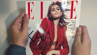 Asmr - Elle Magazine Page Flip Through - Decjan 2022 Issue