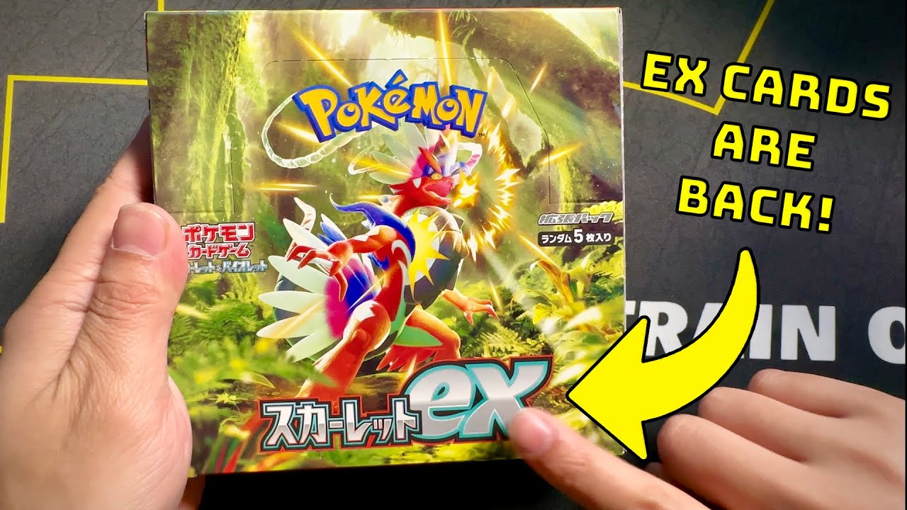 Opening Pokemon Japan's Scarlet EX Booster Box! [30 Booster