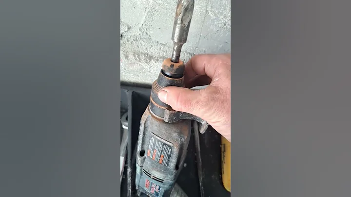 putting in a sds masonry drill bit