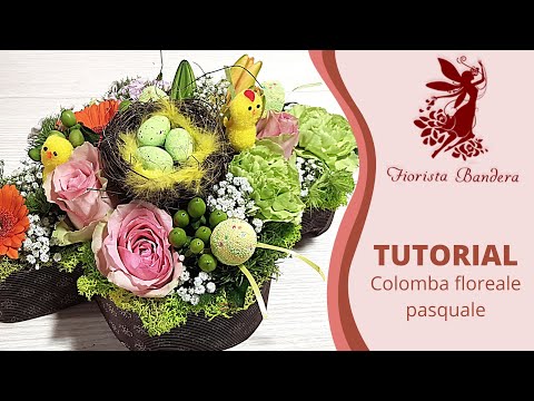 Tutorial come creare una colomba pasquale con i fiori