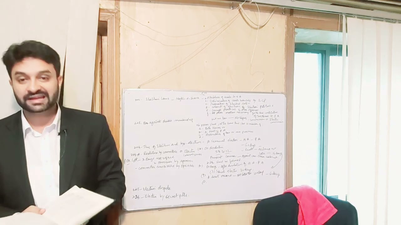 Constitution-14-Electoral Laws and Election Art. 222 to 226 of the constitution of Pakistan 1973