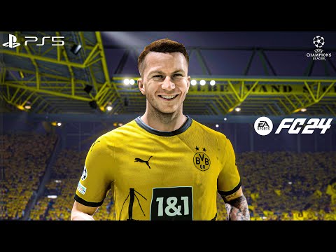 EA FC 24 - Borussia Dortmund vs PSV | UEFA Champions League Round 16 | PS5™ [4K60]