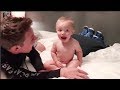 Funny Fails Baby and Daddy  - Try Not To Laugh Funny Dady and baby  Compilation 2019