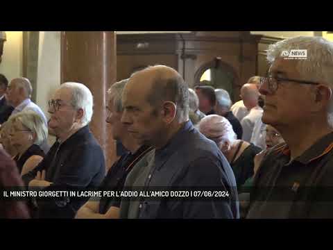 IL MINISTRO GIORGETTI IN LACRIME PER L’ADDIO ALL’AMICO DOZZO | 07/06/2024