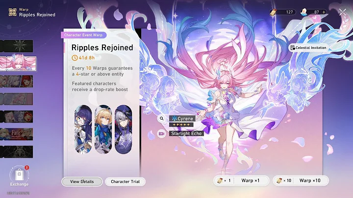 Pulling for Cyrene and her LC | Honkai Star Rail