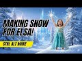 Frozen Room Makeover - Making It Snow For Elsa!