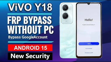 Vivo Y18 Frp Bypass Android 15✅ Vivo V2333 Frp Bypass✅ Vivo Y18e Frp✅ Vivo Y18 Google Account Bypass