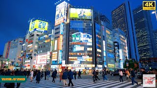 4K Hdr Japan Travel 2025 Walk In Shinjuku新宿Tokyo Japan Relaxing Natural City Ambience