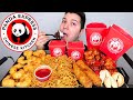 Panda Express • Chinese Noodles, Fried Egg Rolls, Orange Chicken, & Honey Shrimp • MUKBANG