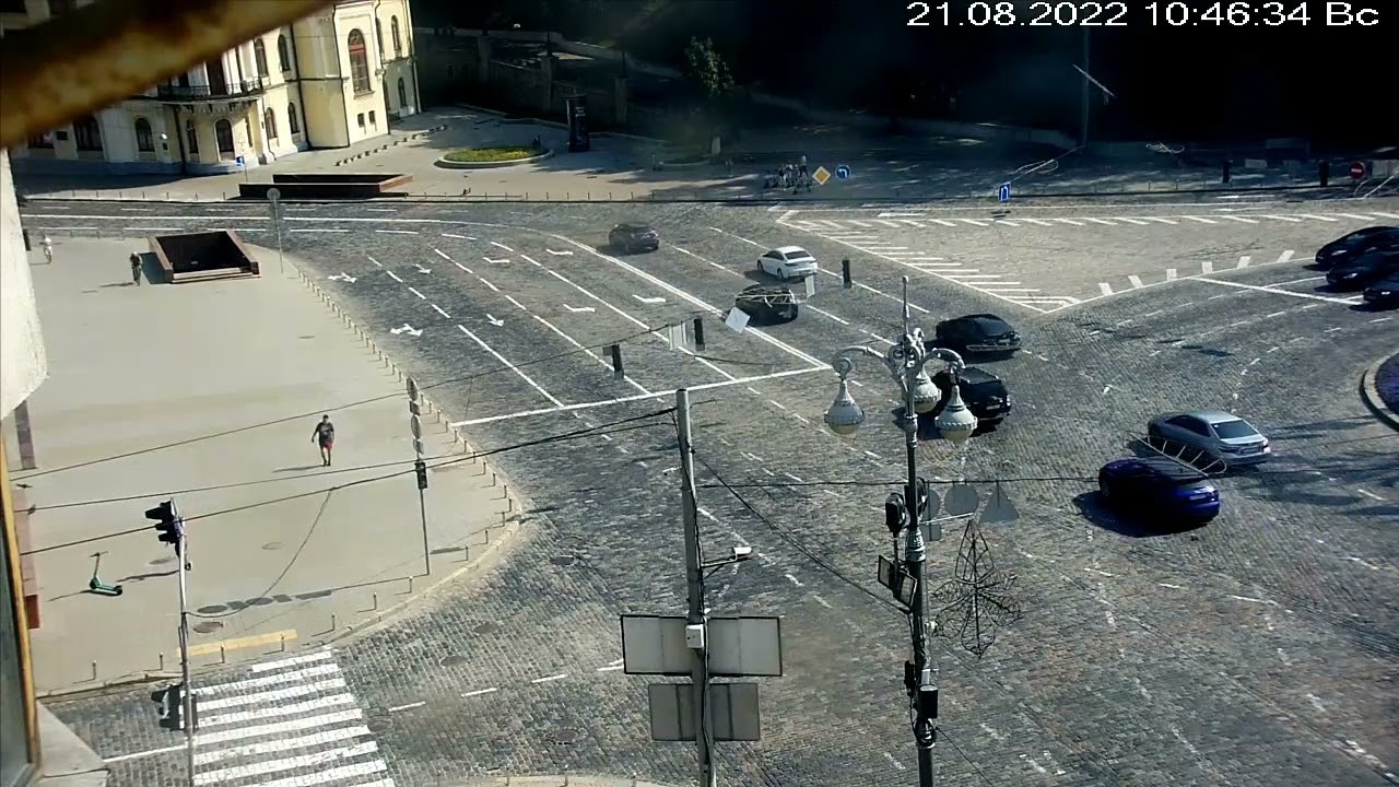 Веб-камера Киев Европейская площадь + Майдан 2022 08 21 - YouTube