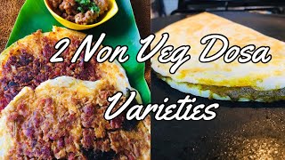 NON Vegetarian Dosa Intro|Hotel NONVeg osa | Dosa Varieties | Breakfast/ Dinner Dosa Recipes #shorts