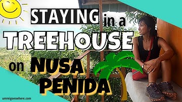 Staying in a TREEHOUSE HOTEL (Rumah Pohon) on NUSA PENIDA Indonesia | Bucket List Idea