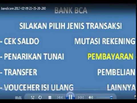 Video Pembayaran Pln Melalui Bca