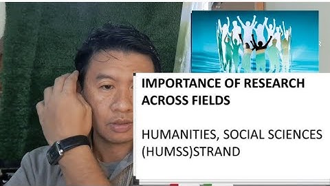 HUMSS | Research Across Fields