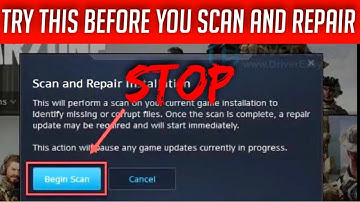 How to fix Warzone Pacific scan and repair glitch on PC