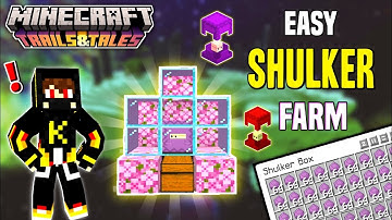 Easiest SHULKER Farm In Minecraft 1.20+😱 || In HINDI || Pocket , Bedrock !!