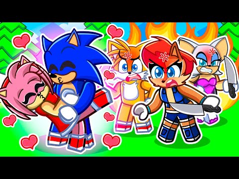 Sonic Has A Crush On Amy In Roblox...