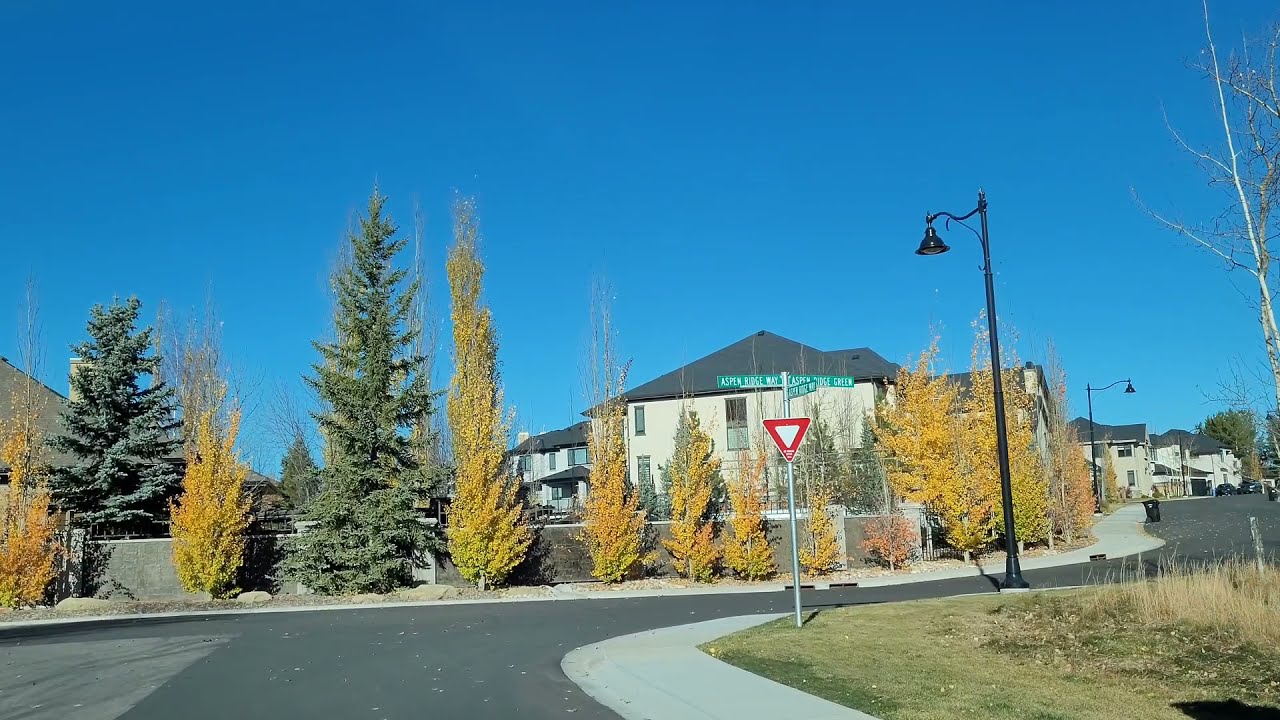 Strathcona Ravines Calgary Driving Around The Neighborhood Of Aspen And Strathcona S.W. Calgary ...