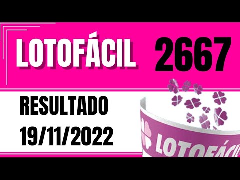 🍀 Resultado Da Lotofácil 2667