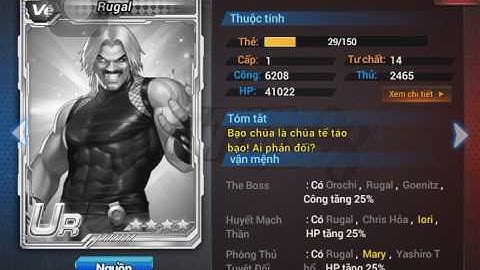 [QV98] Top 5 võ sĩ Vệ trâu nhất hiện tại trong game