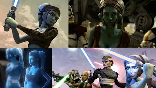 Aayla Secura Scenes and Voice (Ep 2, Clone Wars, Ep 3, Ep 9)