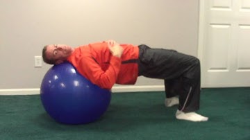 Stability Ball Bridge with Bolingbrook Personal Trainer John Chase