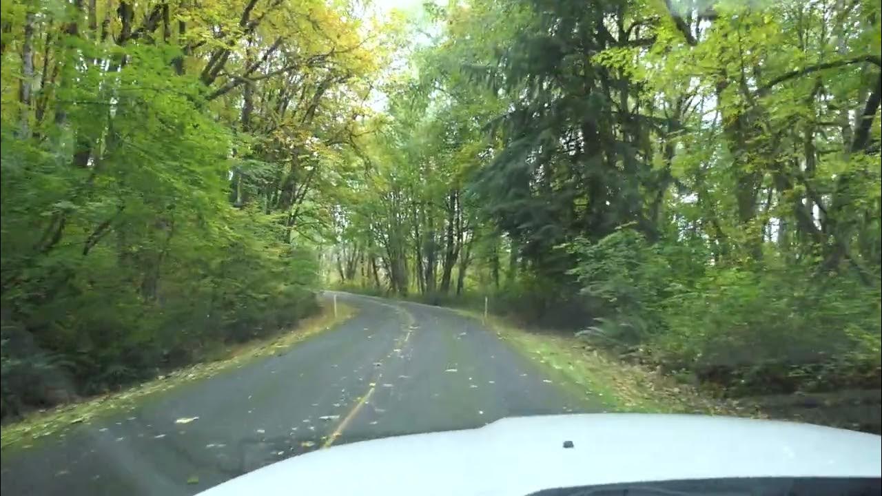 2021 Mossyrock camping, drive into Ike Kinswa campground, 01 YouTube