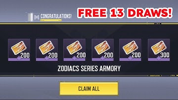 HOW TO GET FREE 1,300 SERIES POINTS FOR ZODIAC SERIES ARMORY