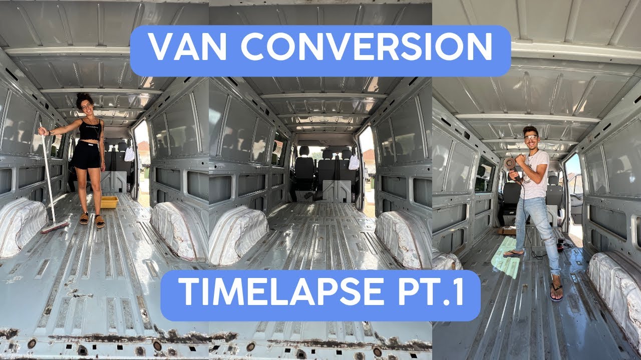 VAN CONVERSION MARCEDES SPRINTER DIY || TIMELAPSE PT 1 - YouTube