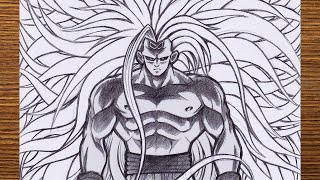 Como desenhar o Goku SUPER sayajin infinity