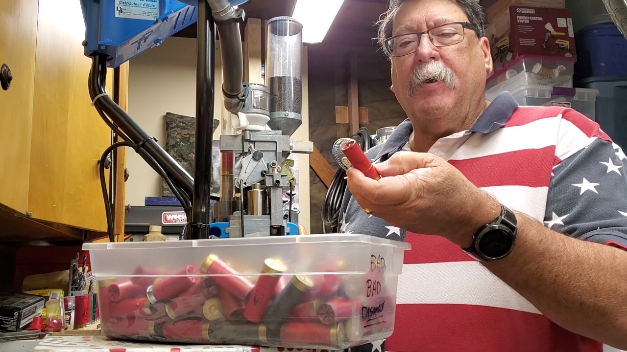 Unusable reloaded shot shells. - YouTube