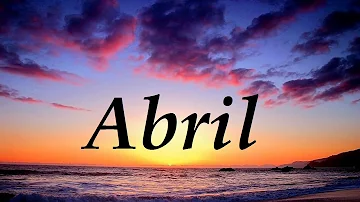 ¿Abril es un nombre español?