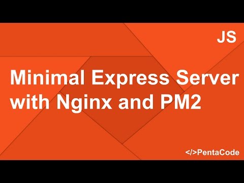 Minimal Express Server with Nginx and PM2