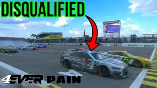 BREAKING NEWS: Kevin Harvick DISQUALIFIED from Talladega due to windshield fasteners violations