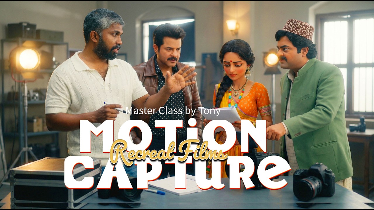 Ai Motion Capture Technology - Recreate Films - Ai Master Class by Tony D'souza