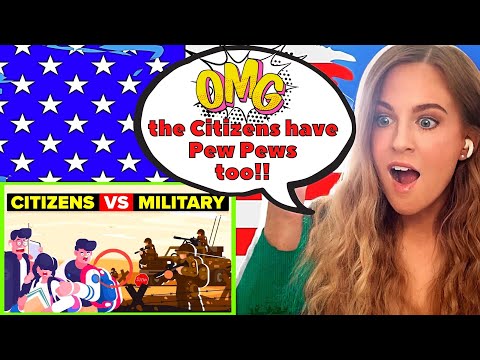 Could The US Citizens Fight Off The US Military? - Irish Girl Reacts
