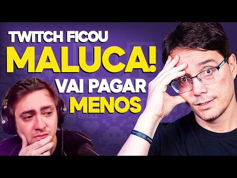 TWITCH DA TIRO NO PÉ! STREAMERS GRANDES VÃO GANHAR MENOS, E AGORA?