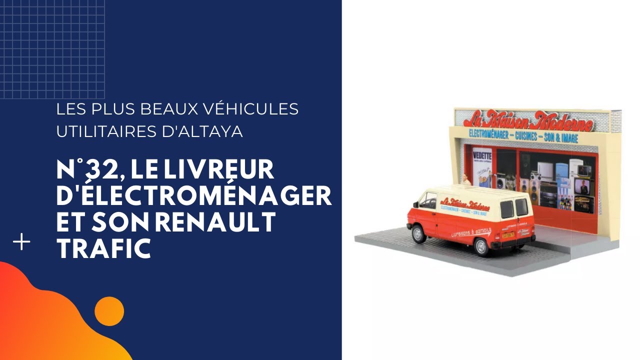 Maquette Altaya 1:43 Renault Estafette Fourgon épicier Livreur 1978 - Modèle Neuf