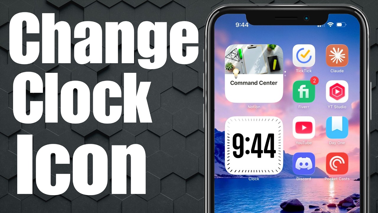 How To Change Clock Icon On iPhone Home Screen - Full Guide