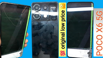 POCO X6 5G FOLDER REPLACEMEN 💯 ORIGINAL WITH FINGERPRINT WORKING #pocox65g