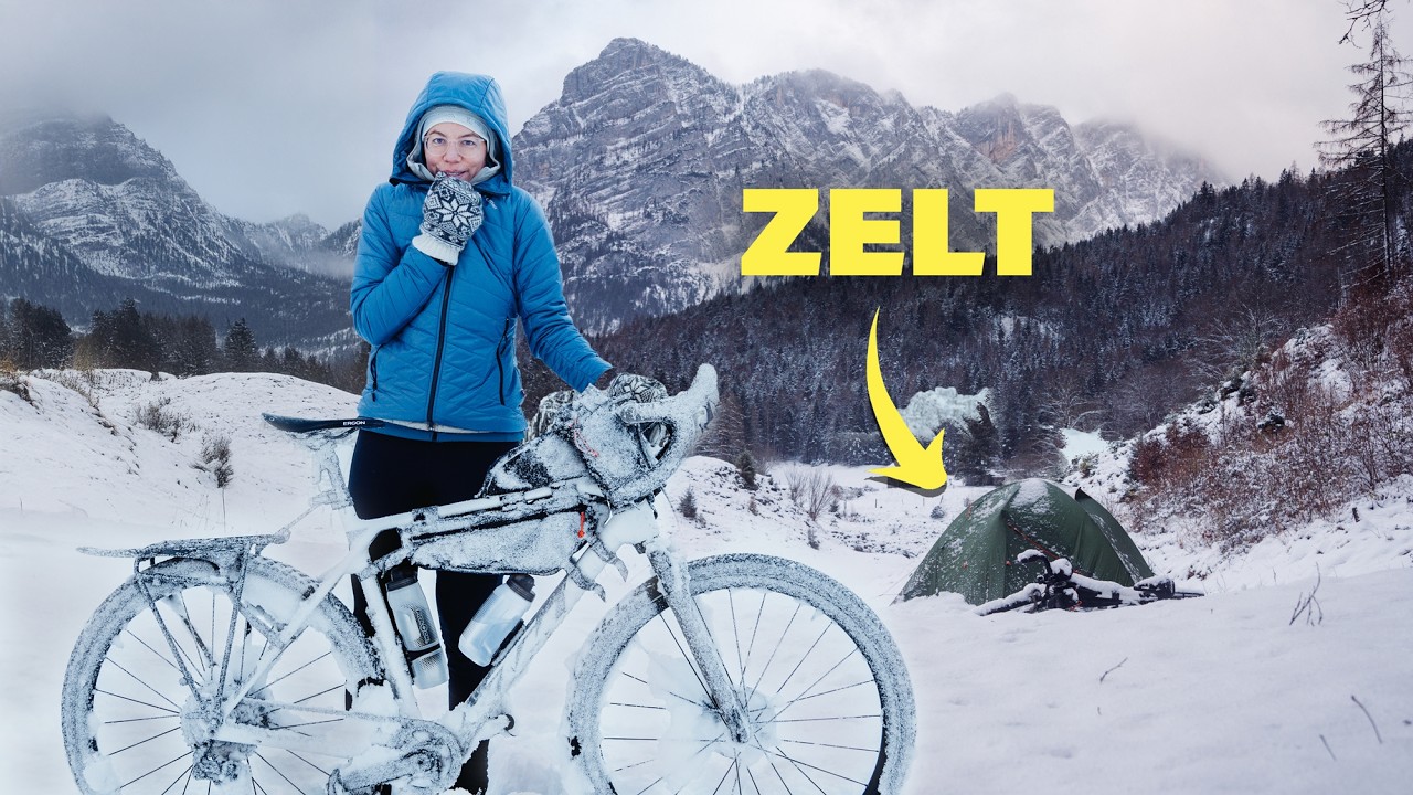 Selbstexperiment: Bikepacking im Winter (das Problem war NICHT die Kälte 🥶)